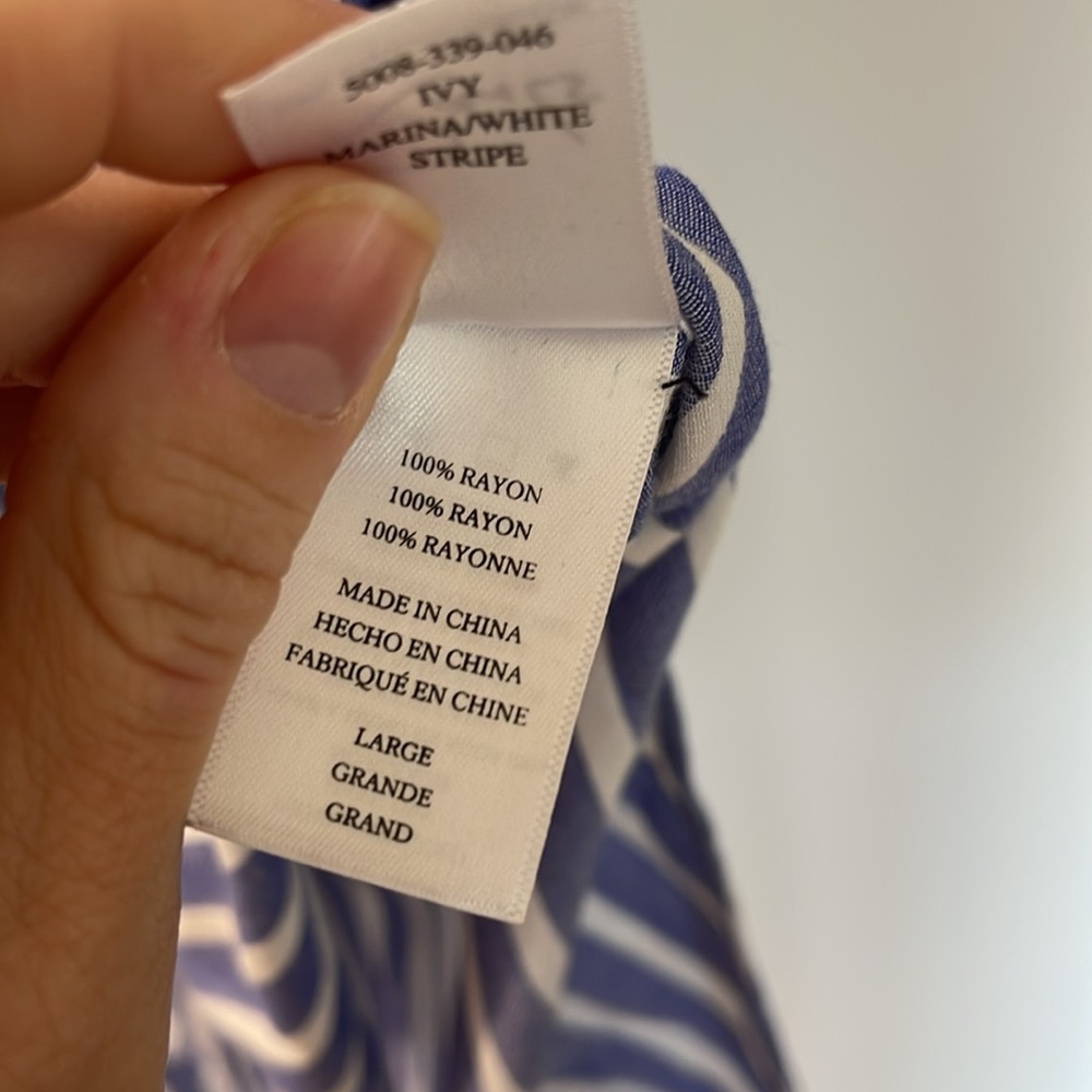 Rails Blue and White Striped Dress - Picture 4 of 5